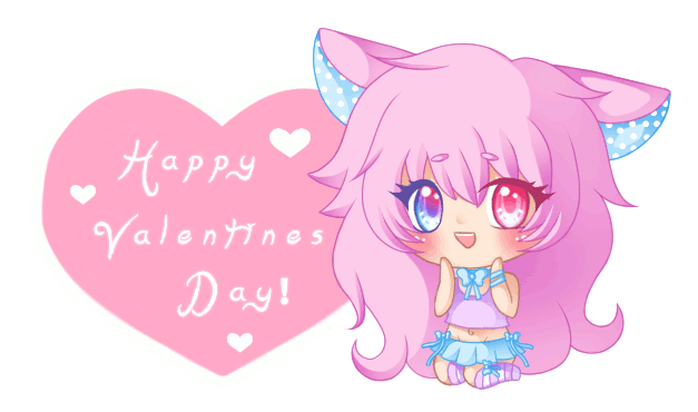 Mini Chibi - Valentine - OC - Ruru by Kitty-Vamp