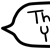 Thank You 1 Speech Bubble - Beemote