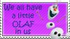 Frozen Olaf Stamp by TheWritingDragon