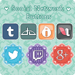 Resources : Social Network Buttons by crys-art