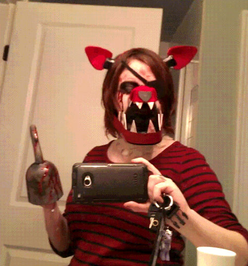 Foxy costume with makeup +Info by thetriforcebearer