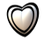 Black And White Heart Emote- Free To Use