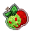 (free) Poison Apple Badge by Sharkysaur