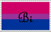 Bi pride stamp by SnowblueXD