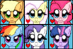 MLP Vday Icons by inferno988