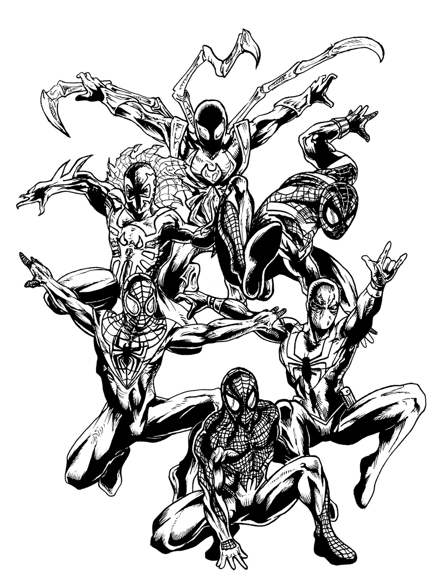 Spidrman 2099 - Free Coloring Pages