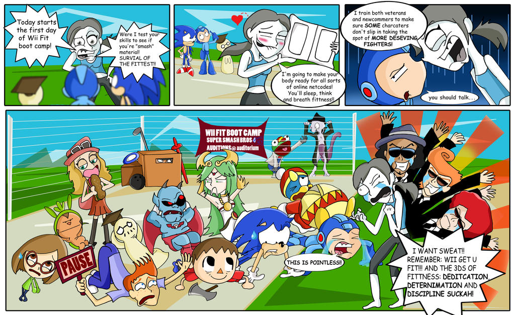 super_smash_bros_4__wii_fit_boot_camp_by
