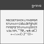 [g*revo] Pixel Font by Gasara