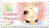 -Pyonii Support Stamp- by Kitty-Vamp