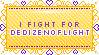 I Fight for dedizenoflight Support Stamp by The-Lantiis
