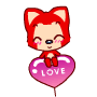 Love-balloon-raccoon-emoticon by LyseH
