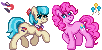 Free Coco and Pinkie icons by RenaTurnip