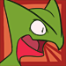 PMDu Angry Sceptile Icon by JKSketchy