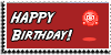 Stamp - Happy Birthday [red] by ShiStock