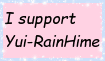 [Stamp] I Support Yui-RainHime by Yui-RainHime