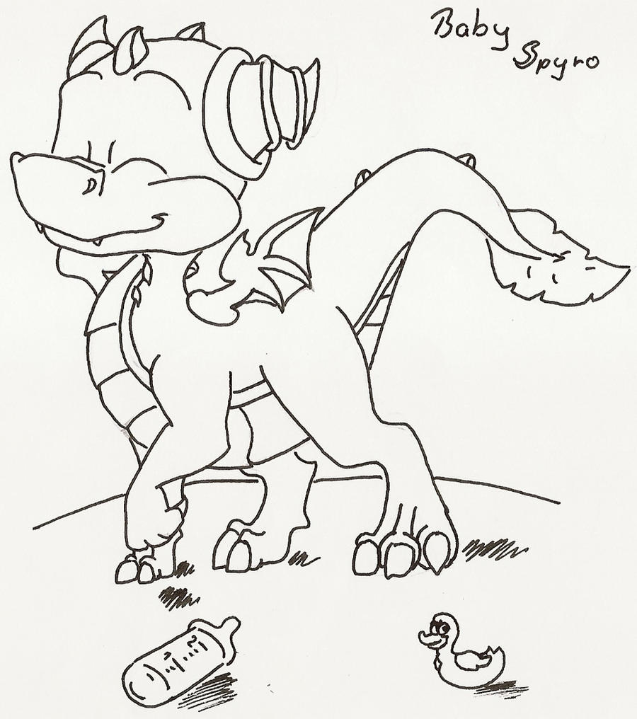 dark spyro the dragon coloring pages - photo #26