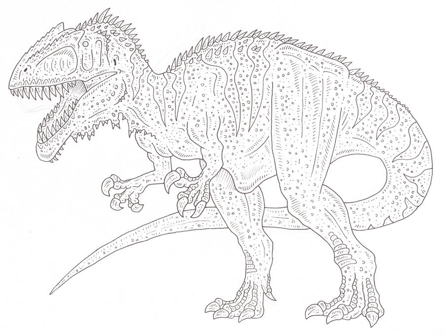 Giganotosaurus Pages Coloring Pages