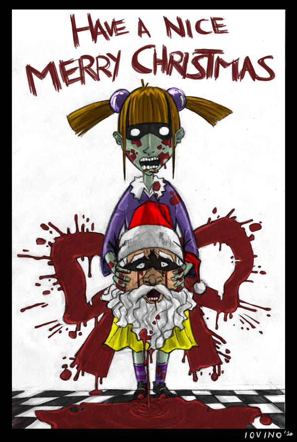 Zombie Merry Christmas 2010 by 3Dx2Y on deviantART
