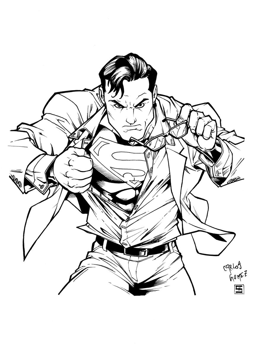 Dibujos de Superman para colorear. Manualidades a Raudales