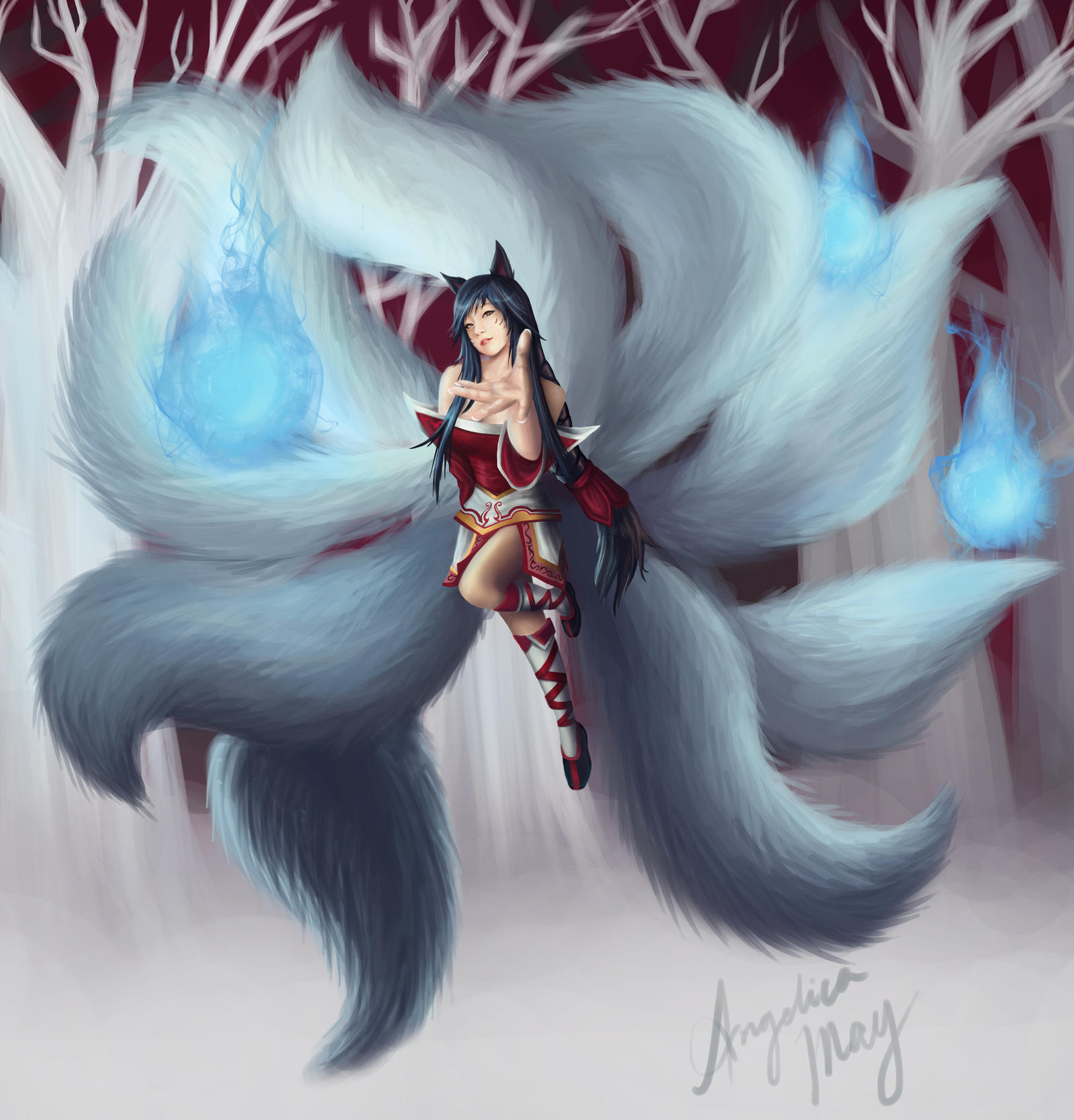 Ahri from League of Legends by FATALxFRAME on DeviantArt
